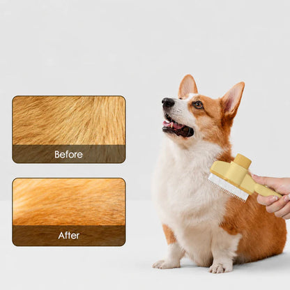 FurFlow™ Self-Clean Grooming Brush