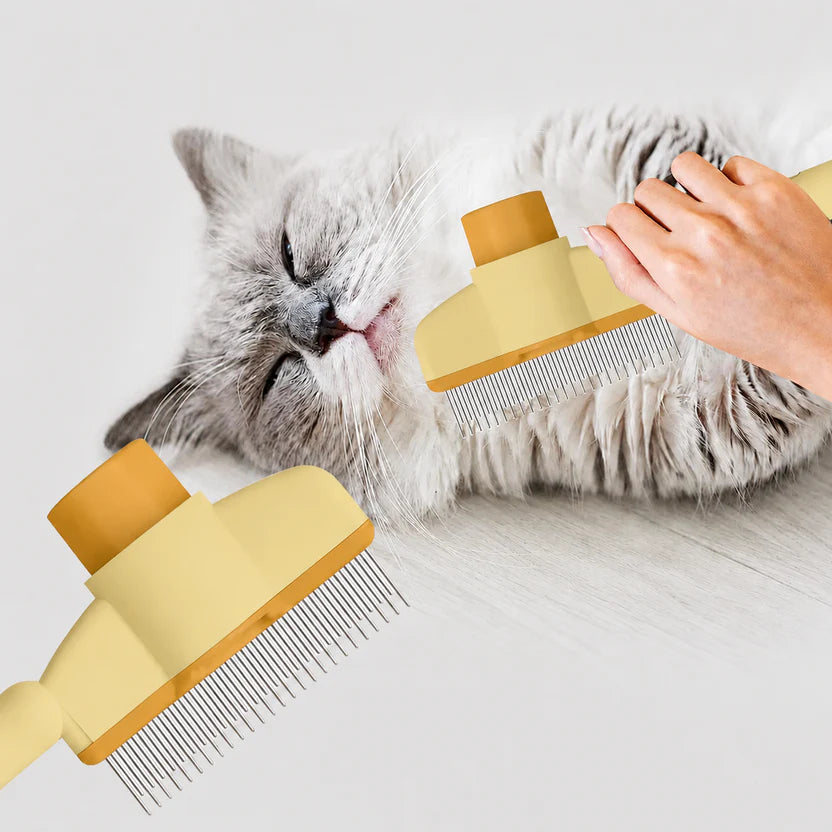 FurFlow™ Self-Clean Grooming Brush