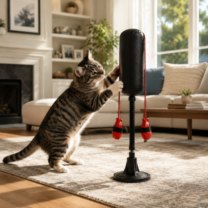 Turn Your Bored Indoor Cat Into A Happy Little Hunter