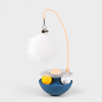 🥇 PurrSpin™ 3-in-1 Interactive Cat Toy