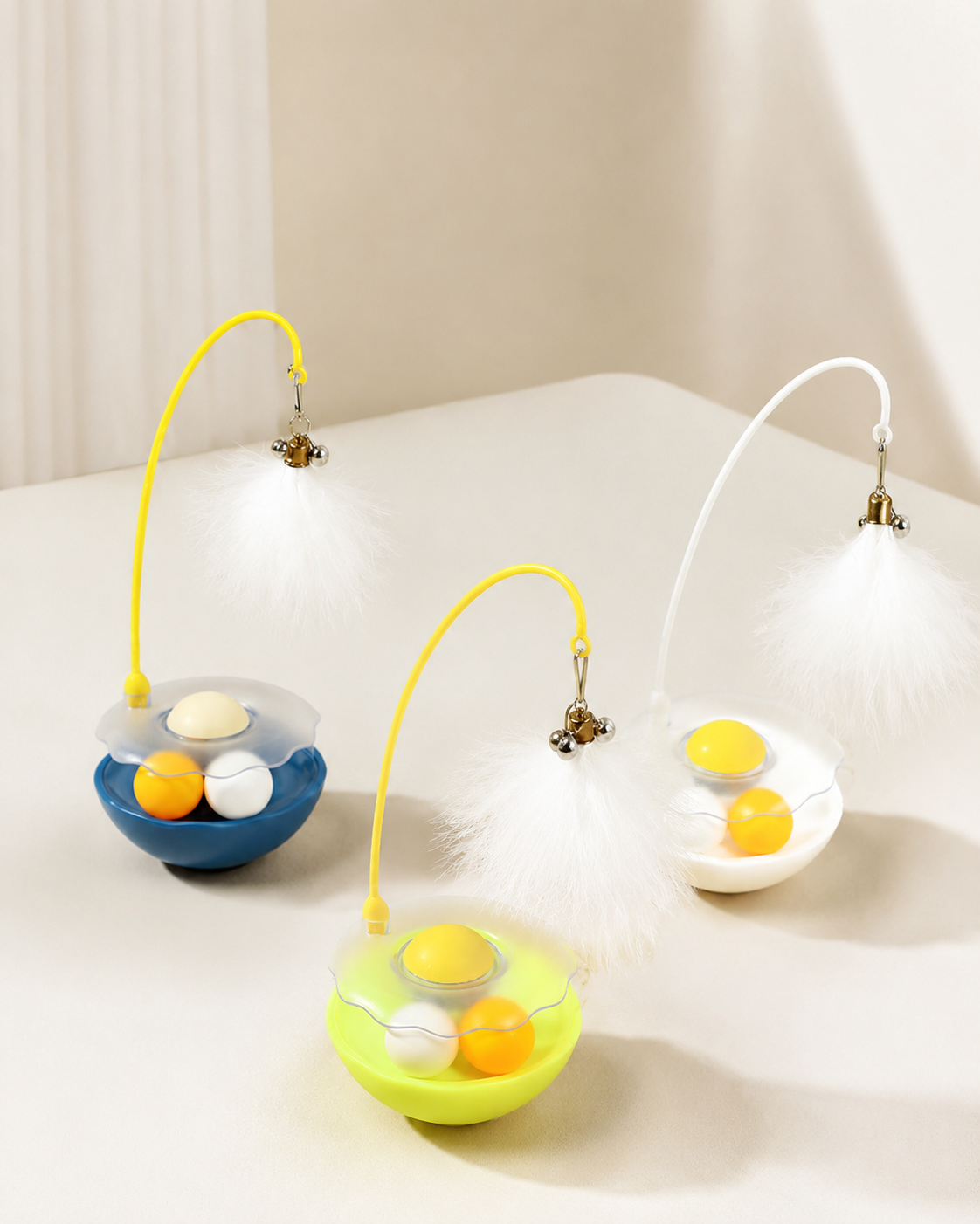 🥇 PurrSpin™ 3-in-1 Interactive Cat Toy