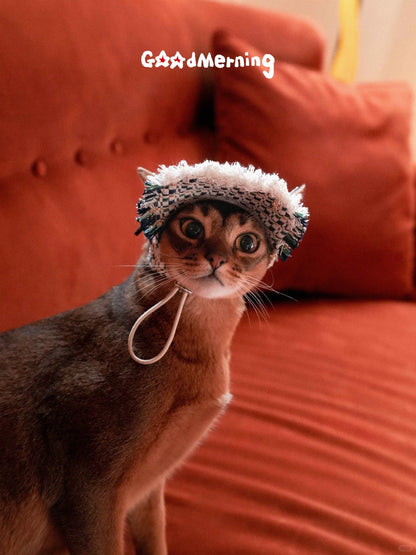 PawChic™ Signature Tweed Pet Cap